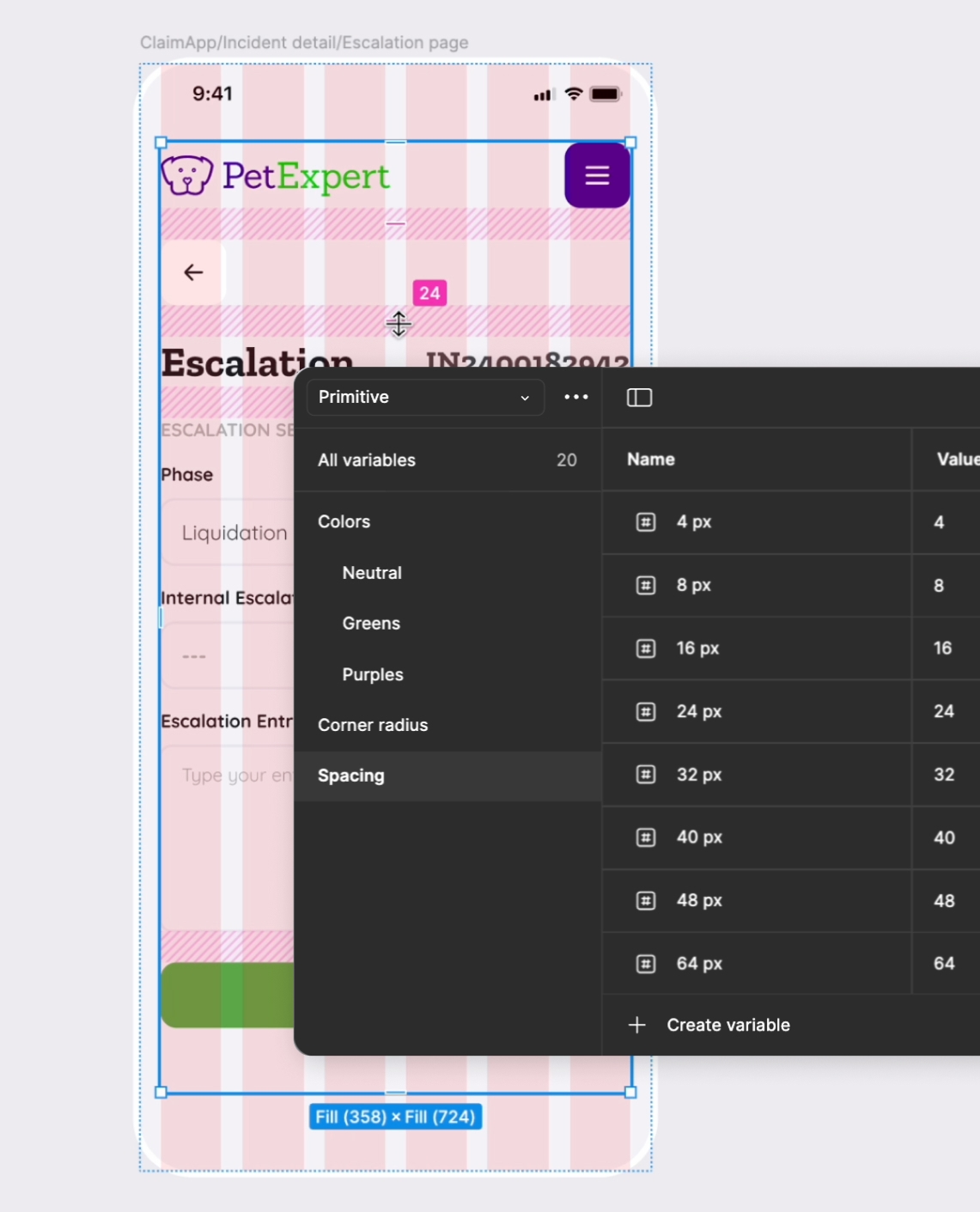 Pet Expert - Apple Pay - figma grid