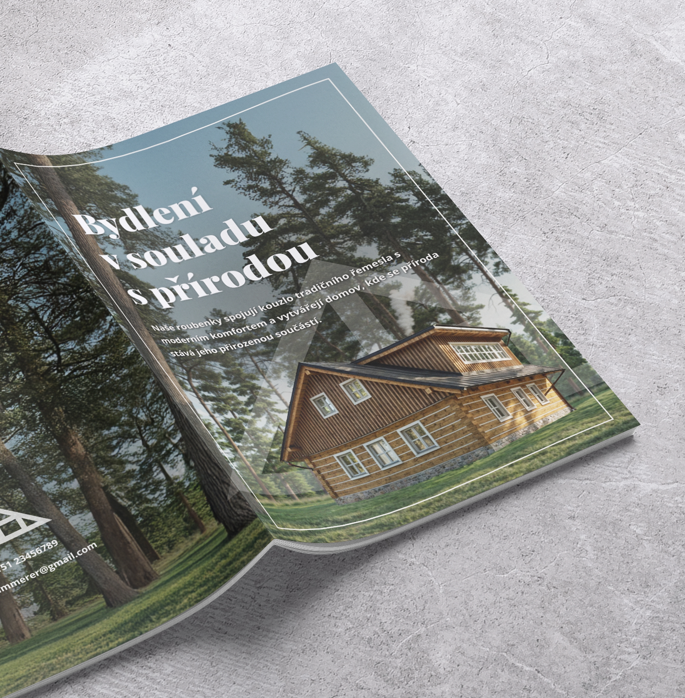 Wooden Cabins - mockup